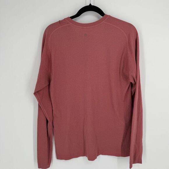 Lululemon shirt mens medium M  long sleeve metal vent tech athletic running - Picture 3 of 5